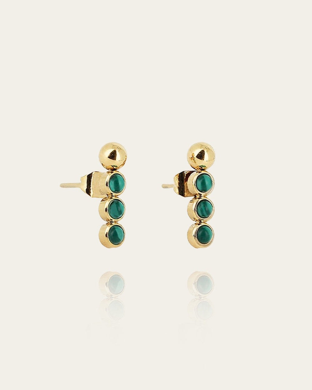 Ormiga Earrings (Gold-plated steel)