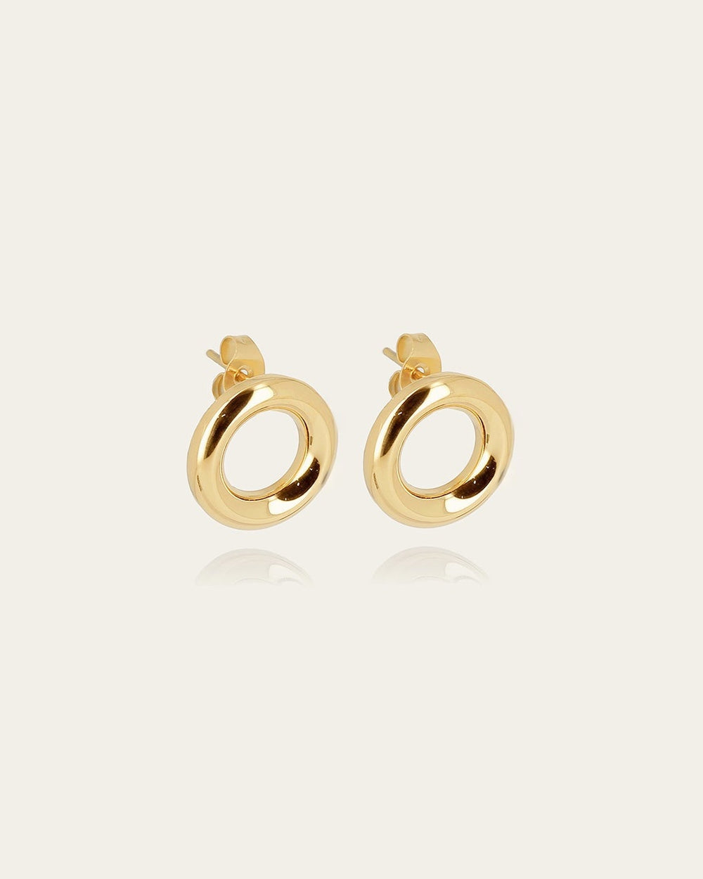 Boucles d'oreilles Ginna (Acier doré)