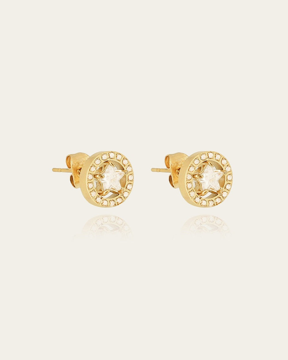 Alvéria Earrings (Gold-plated Steel)