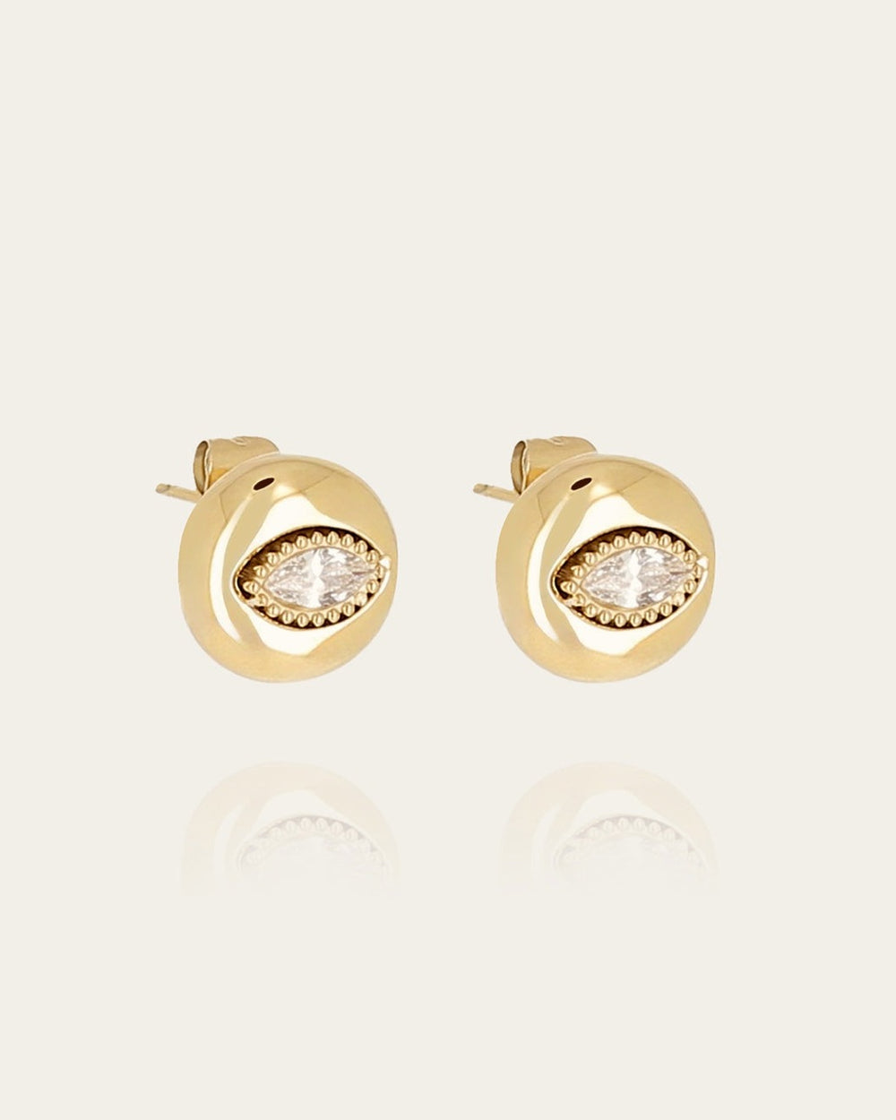Pianello Earrings (Gold-plated steel)