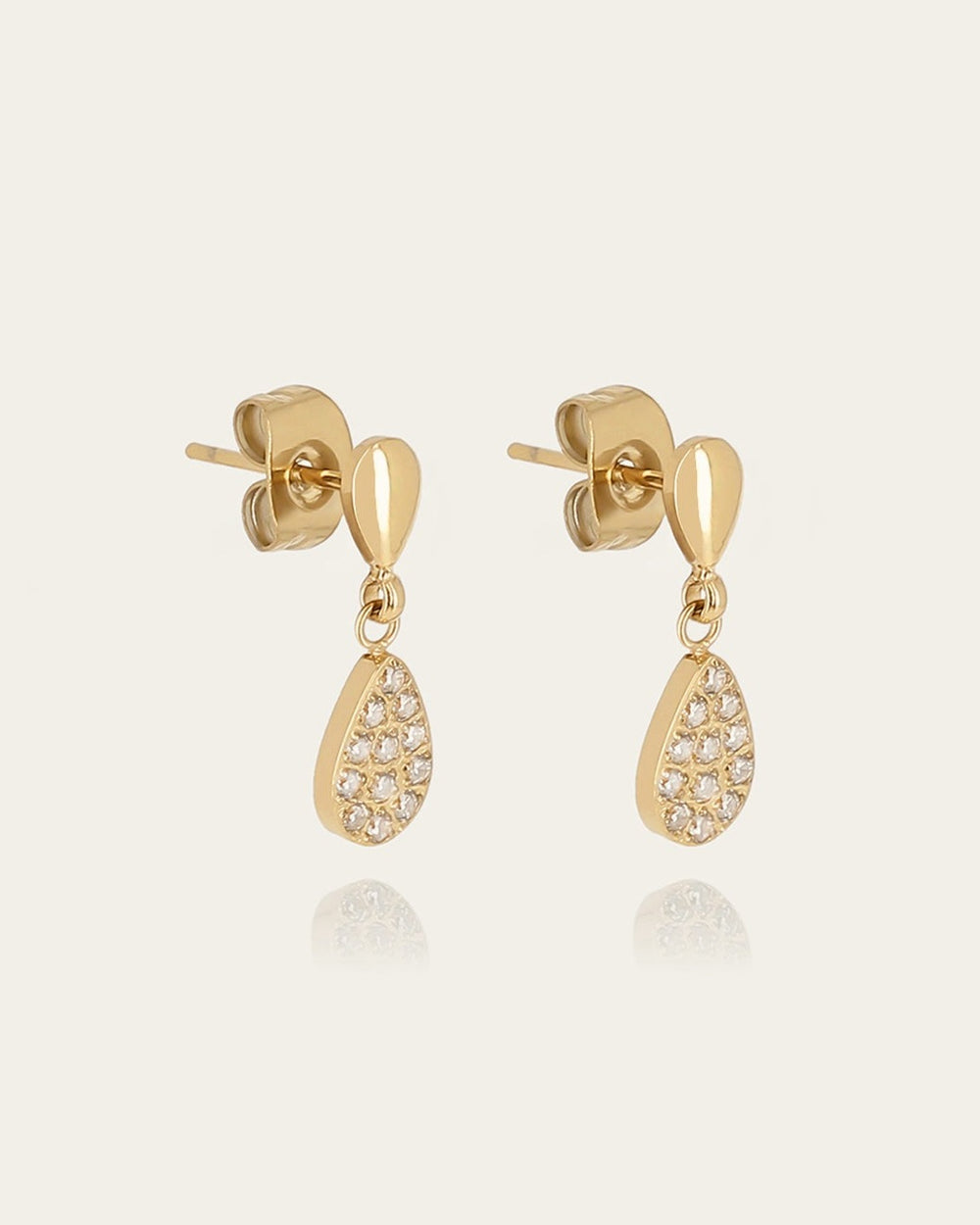 Boucles d'oreilles Ischia (Acier doré)