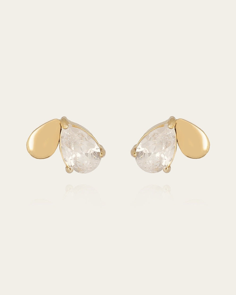 Boucles d'oreilles Alen (Acier doré)