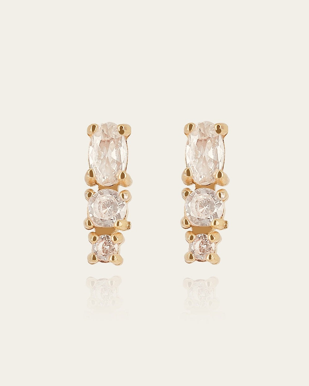 Tanbar Earrings (Gold-Plated Steel)