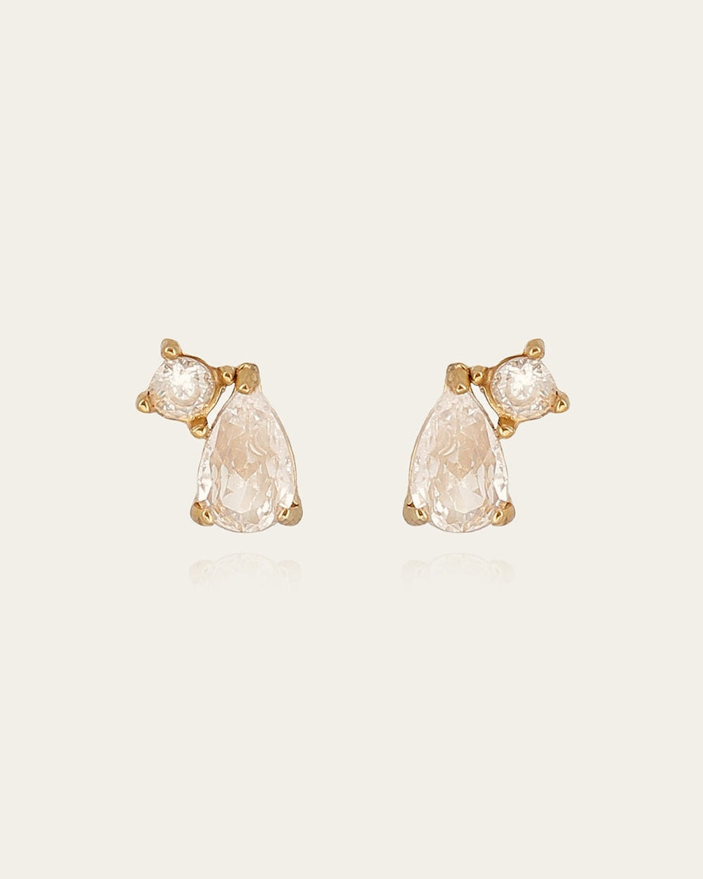 Boucles d'oreilles Eliott (Acier doré)