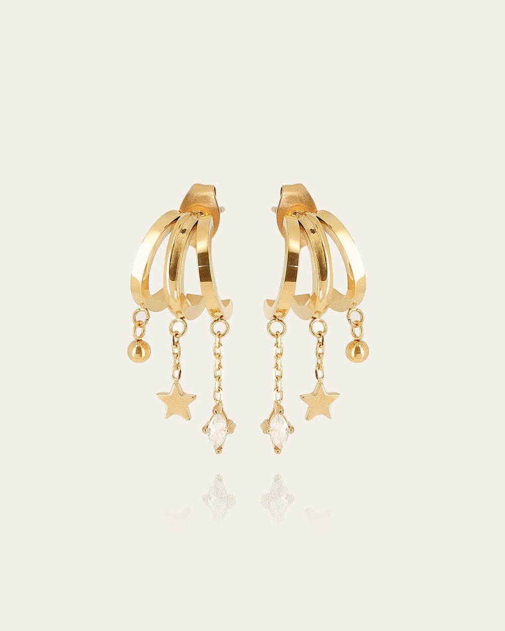 Abril Earrings (Gold-plated Steel)