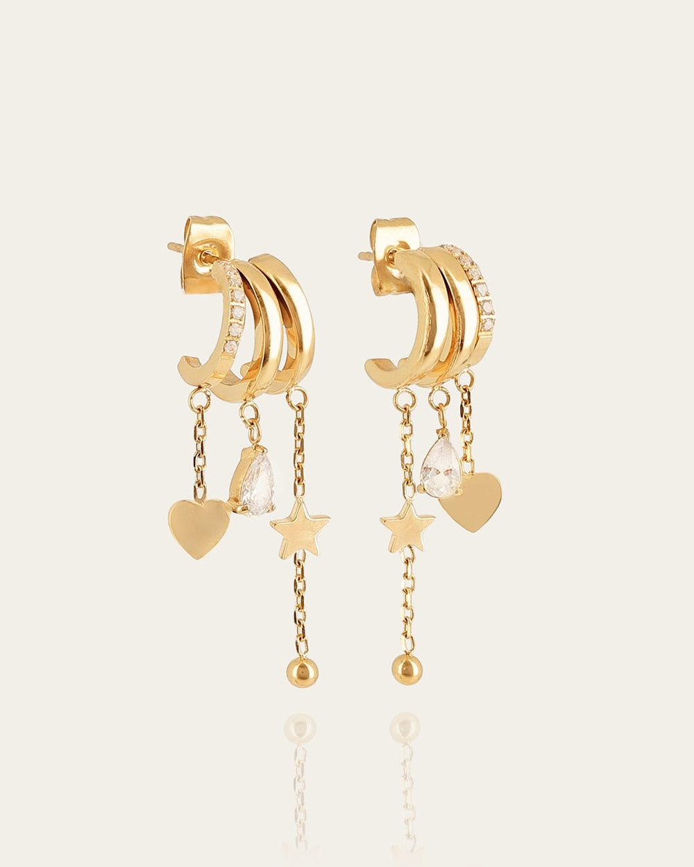 Beatriz Earrings (Gold-plated Steel)