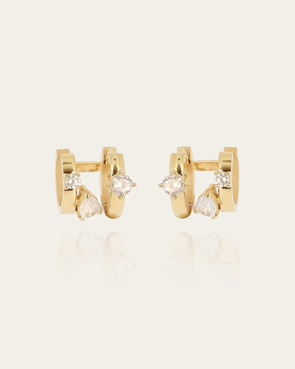 Yolanda Earrings  (Gold-plated steel)