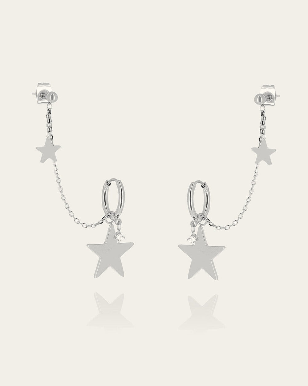 Boucles d'oreilles Ophelia (Acier)