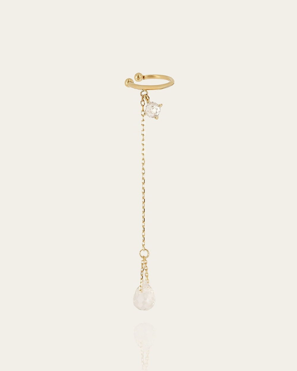 Earcuff Célyne (Acier doré)