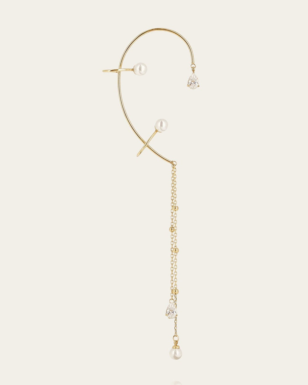 Saline Earcuff (Gold-Plated Steel)