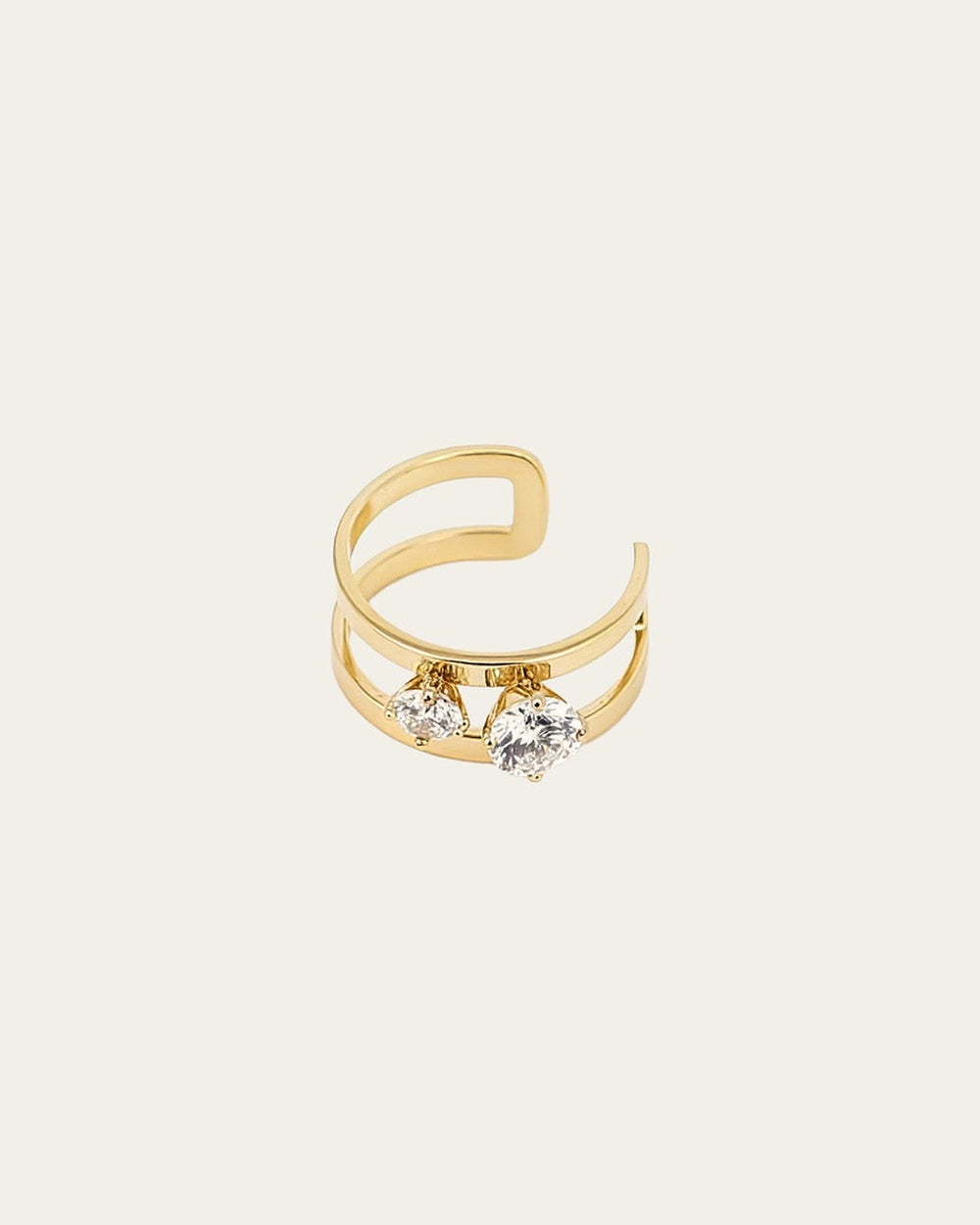 Earcuff Jack (Acier doré)