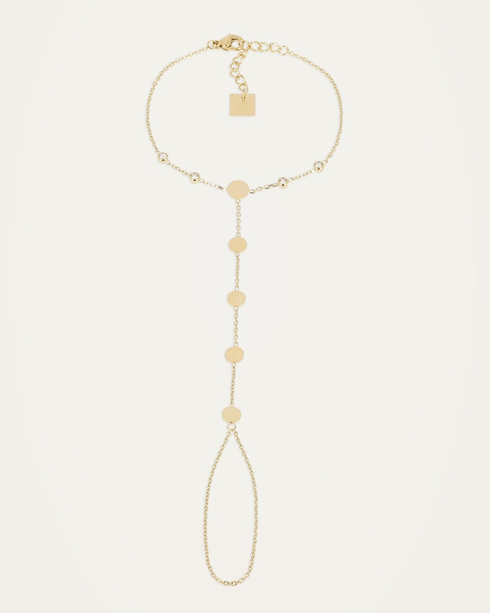 Magenta Hand Jewelry (Gold-plated Steel)