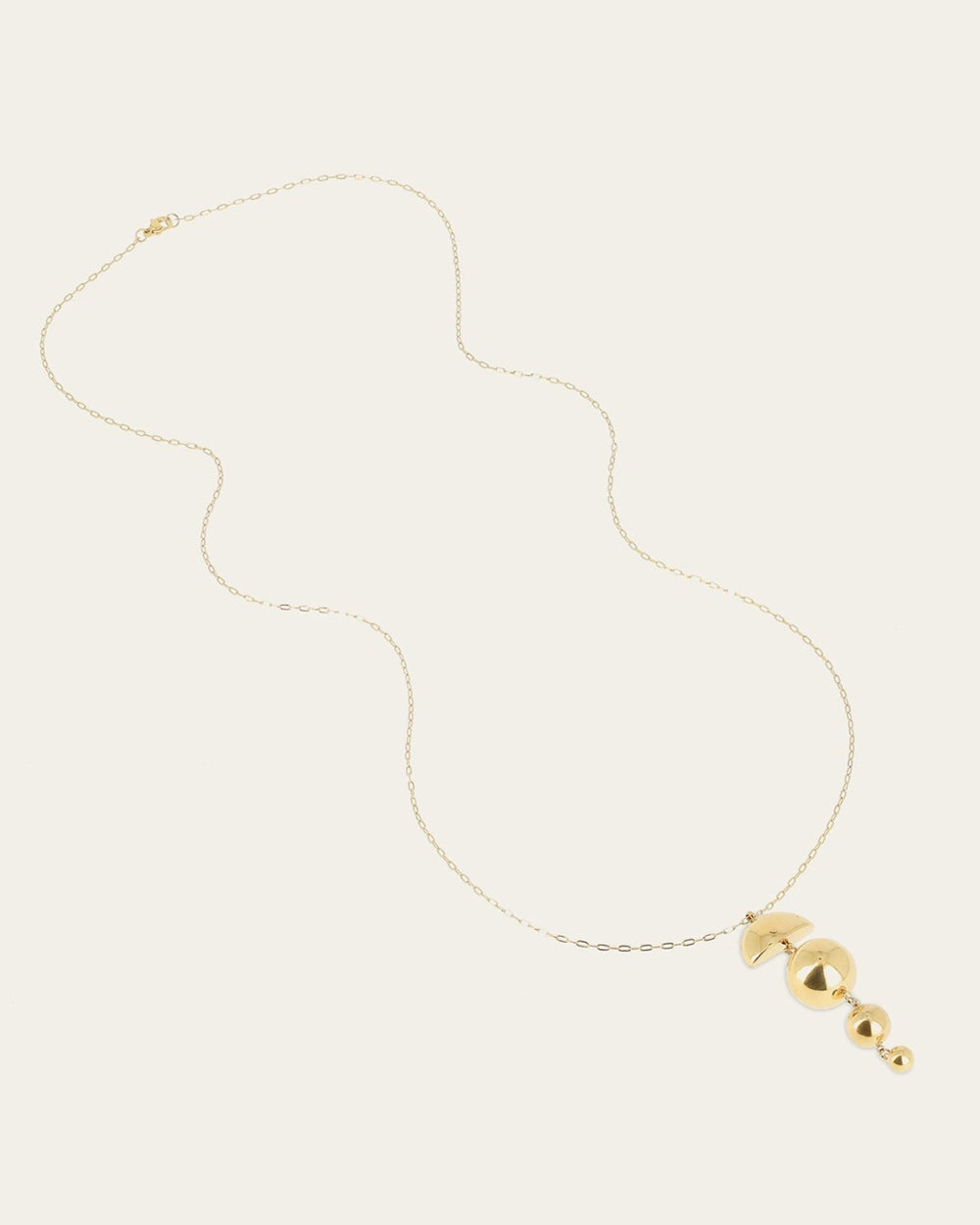 Mystique String Necklace (Gold-plated Steel)