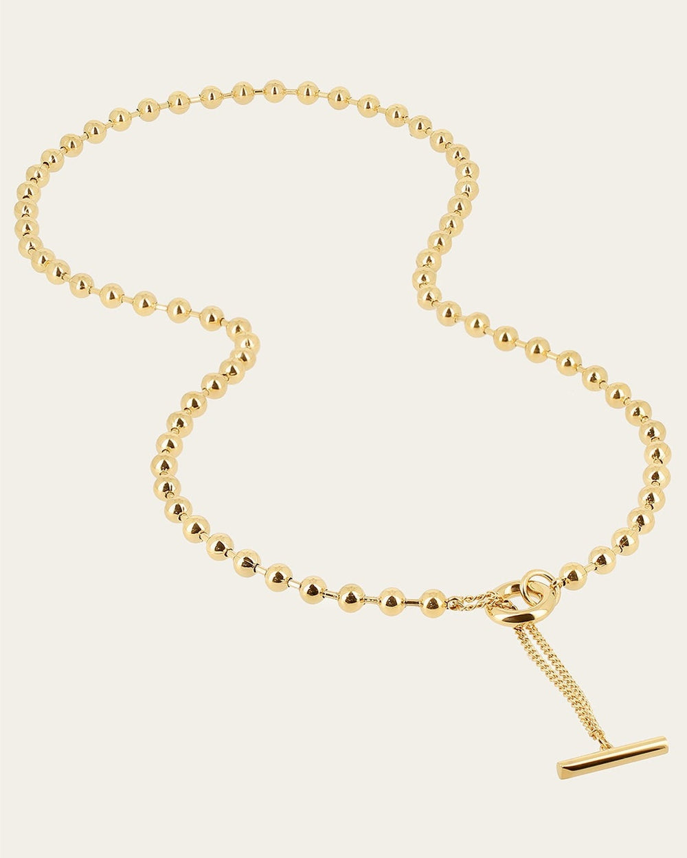Long necklace Numa (Gold-plated Steel)