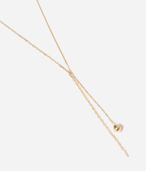Sautoir Dilys (Acier doré)