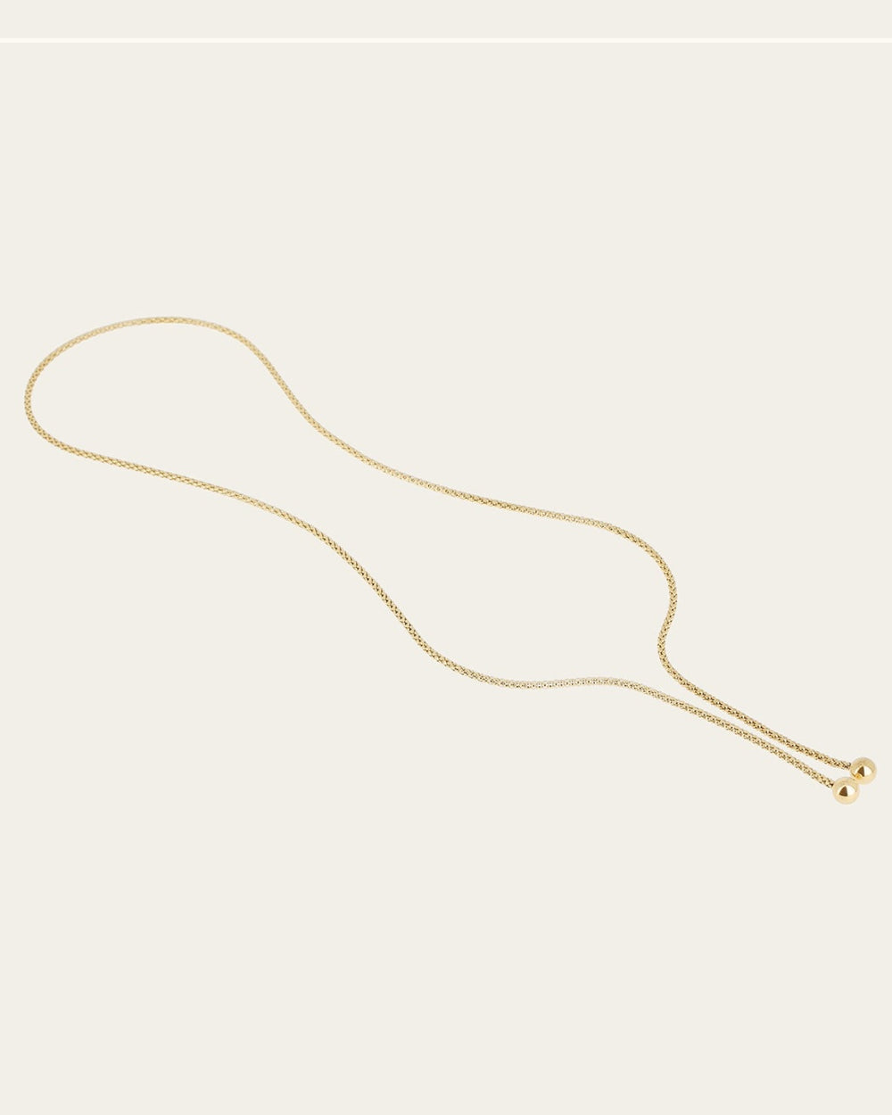 Calysta String Necklace (Gold-plated Steel)