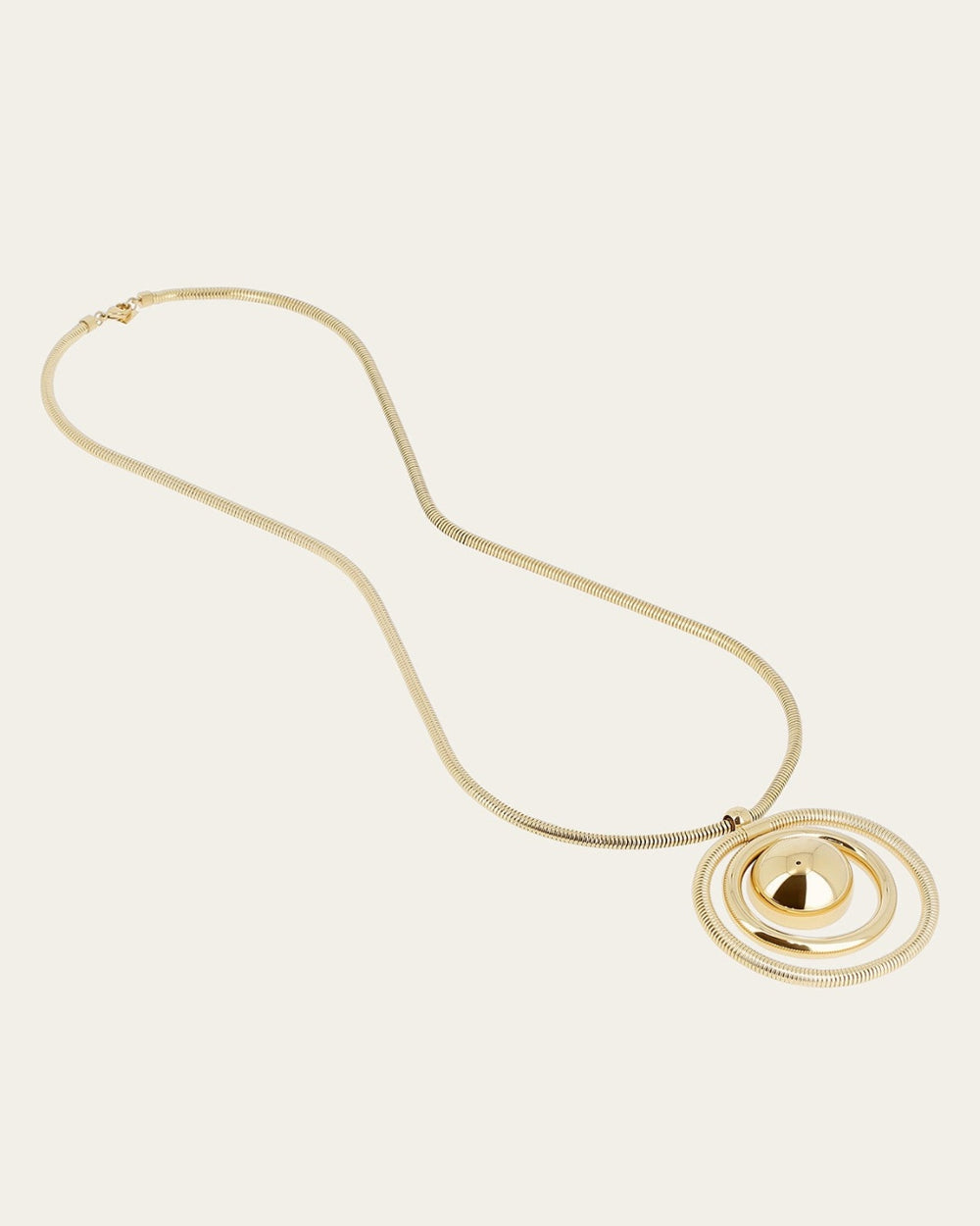 Echo Long necklaces (Gold-plated steel)
