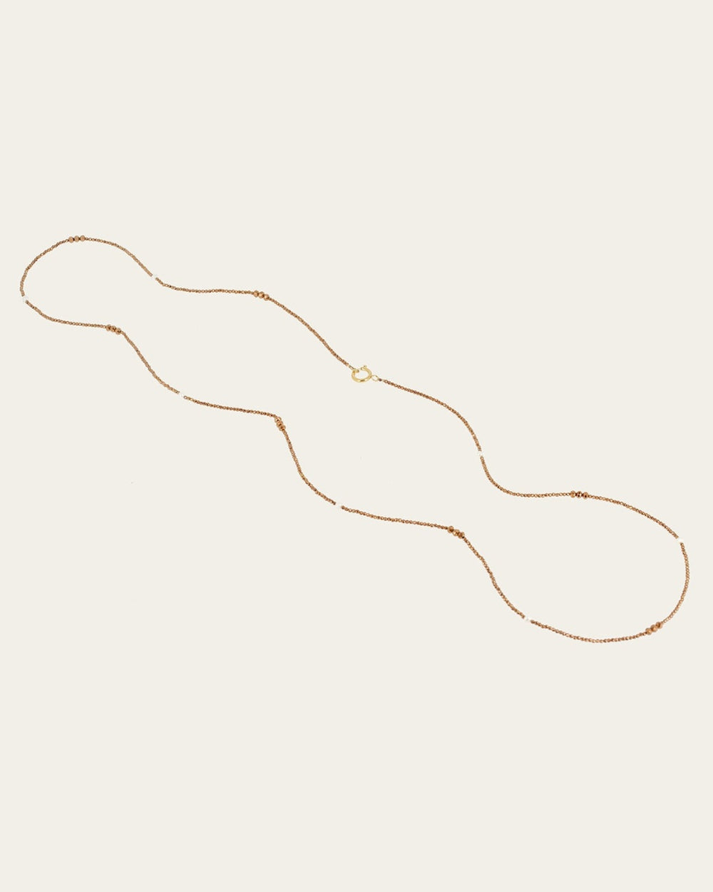 Épure Long Necklace (Gold-Plated Steel)