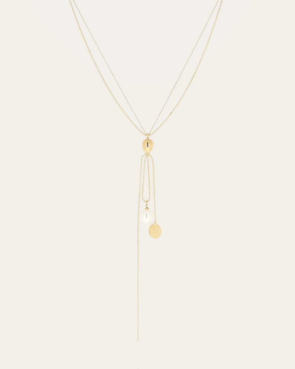 Yuma necklace (Gold-plated steel)