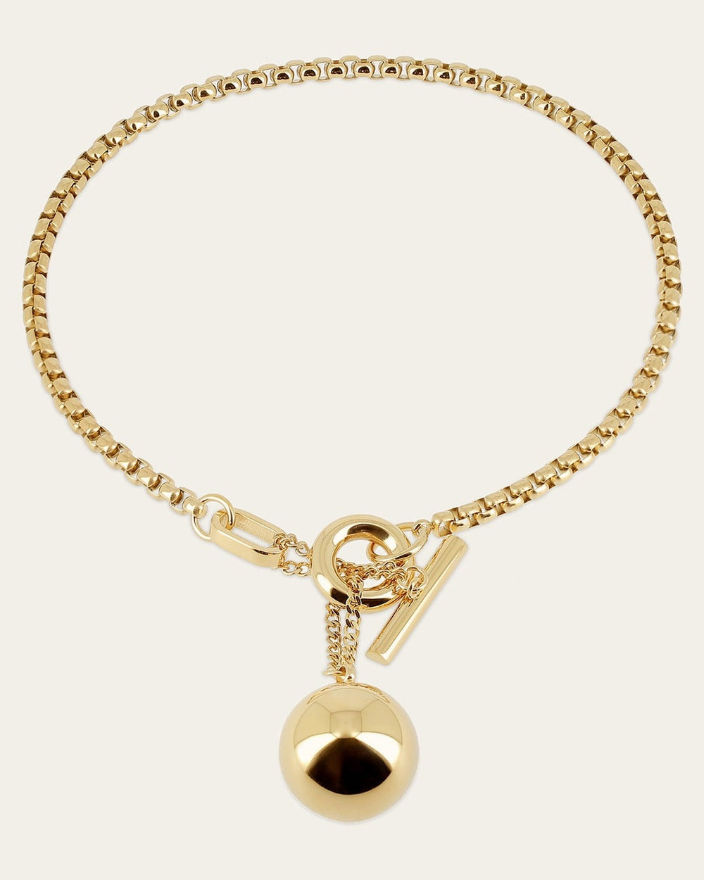 Muse Necklace (Gold-plated steel)