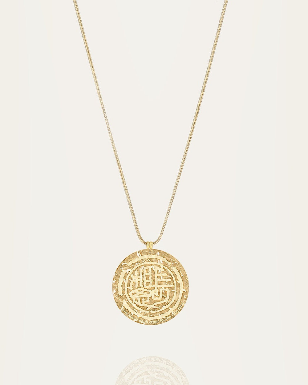 Necklace Jud (Gold-plated steel)