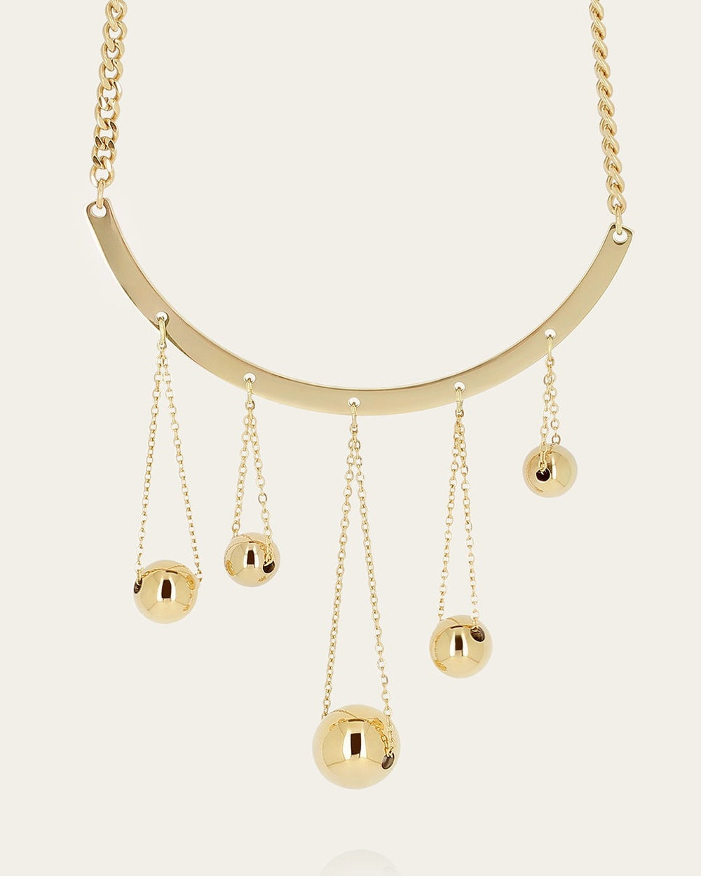 Aversa Necklace (Gold-plated steel)