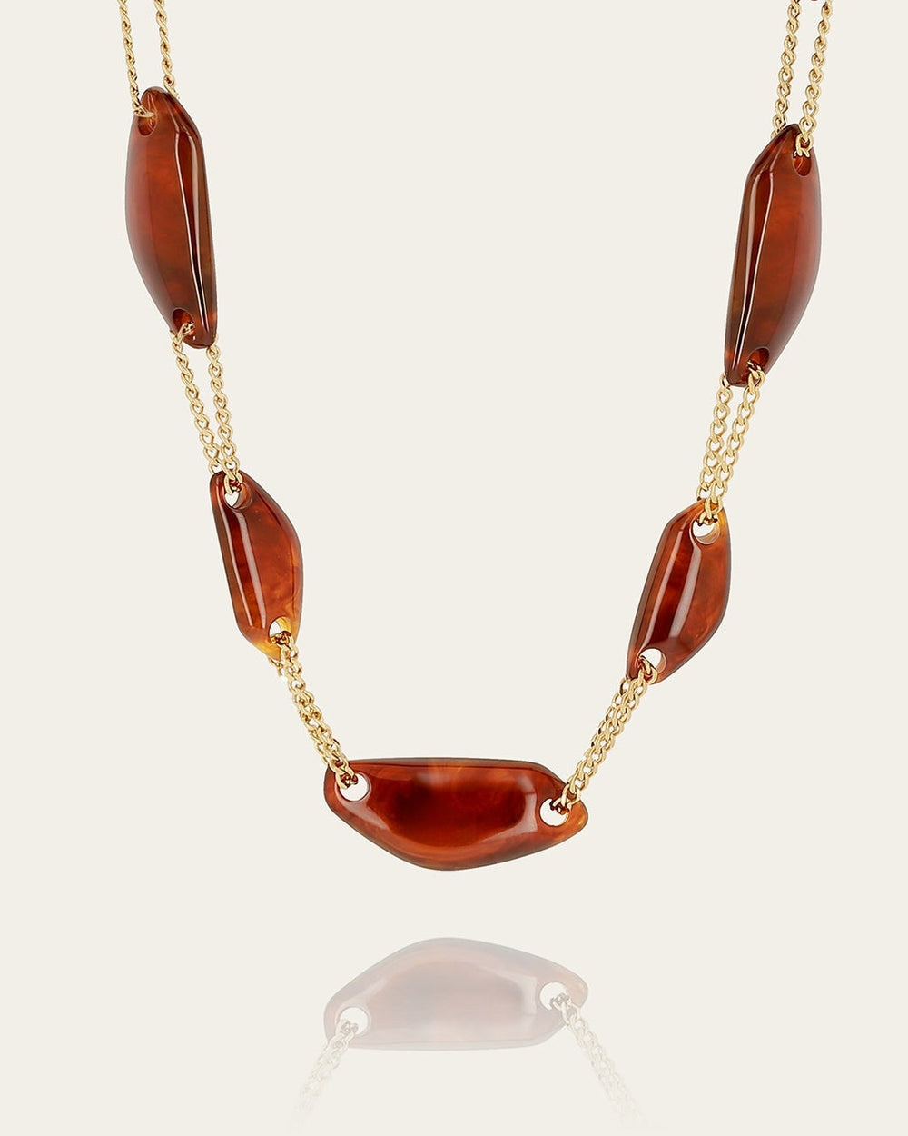 Collier Sezze (Acier doré)