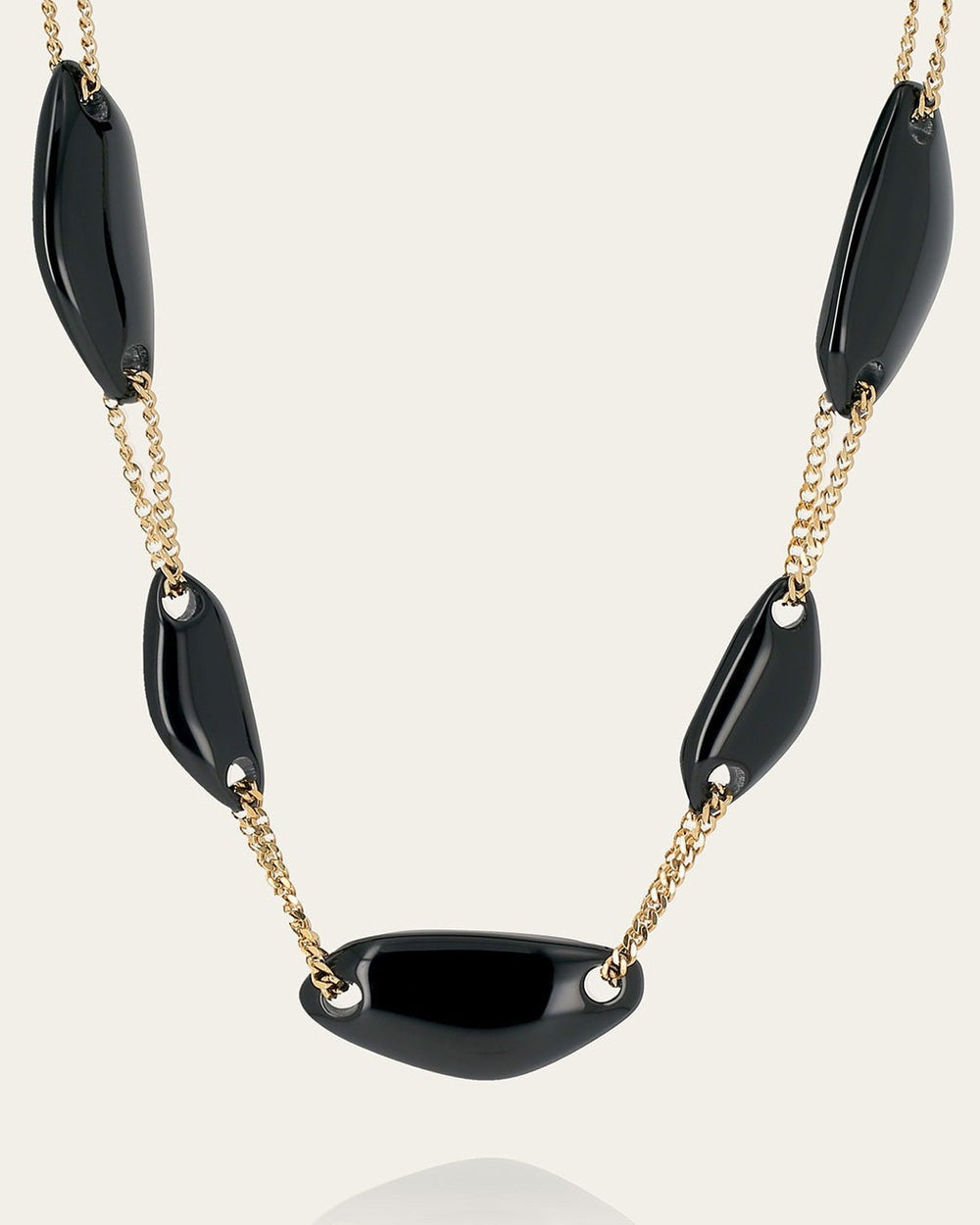 Antrodoco necklace (Gold-plated steel)