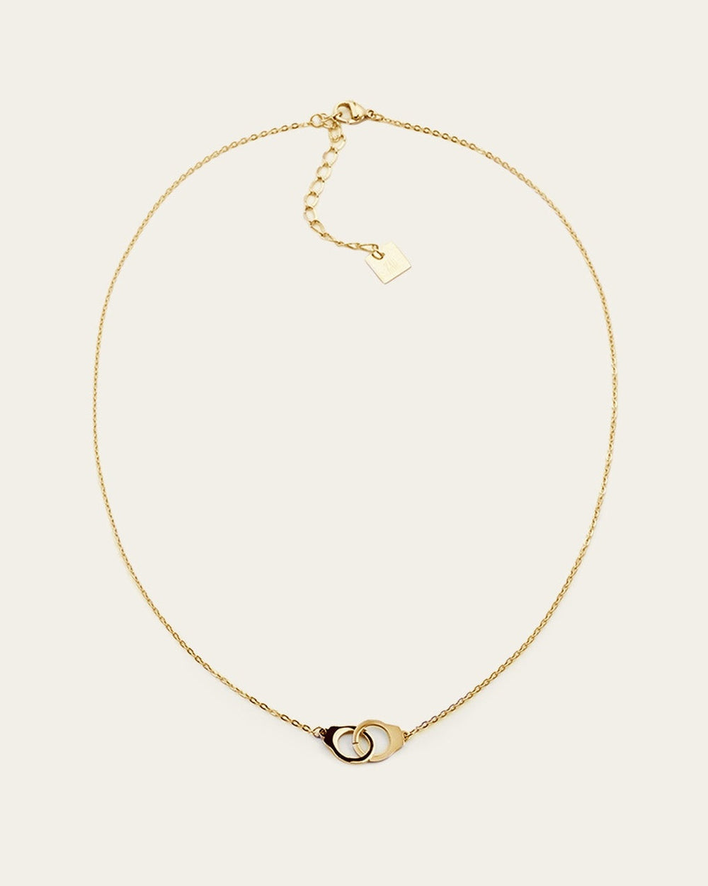 Cuff Necklace (Gold-plated steel)
