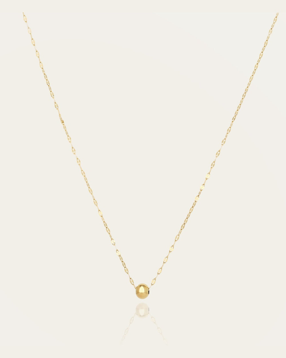 Collier Minidisco (Acier doré)