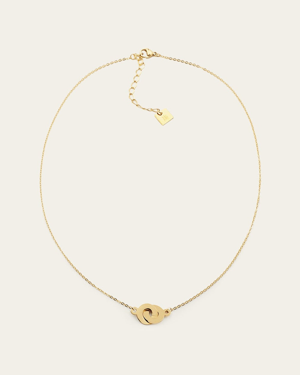 Collier Bow (Acier doré)