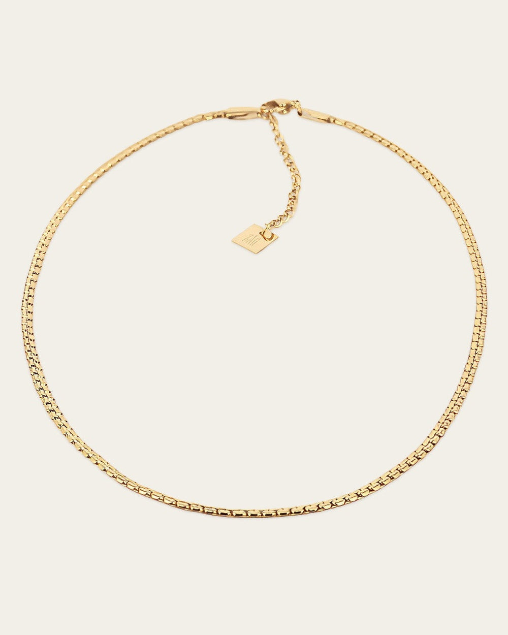 Collier Serpenti (Acier doré)