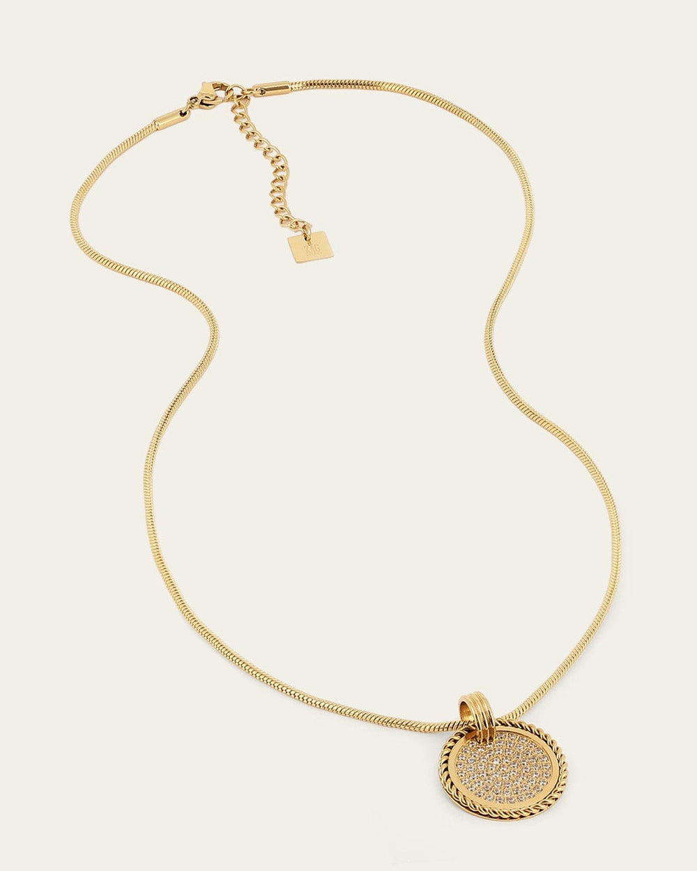 Blunt Necklace (Gold-plated steel)
