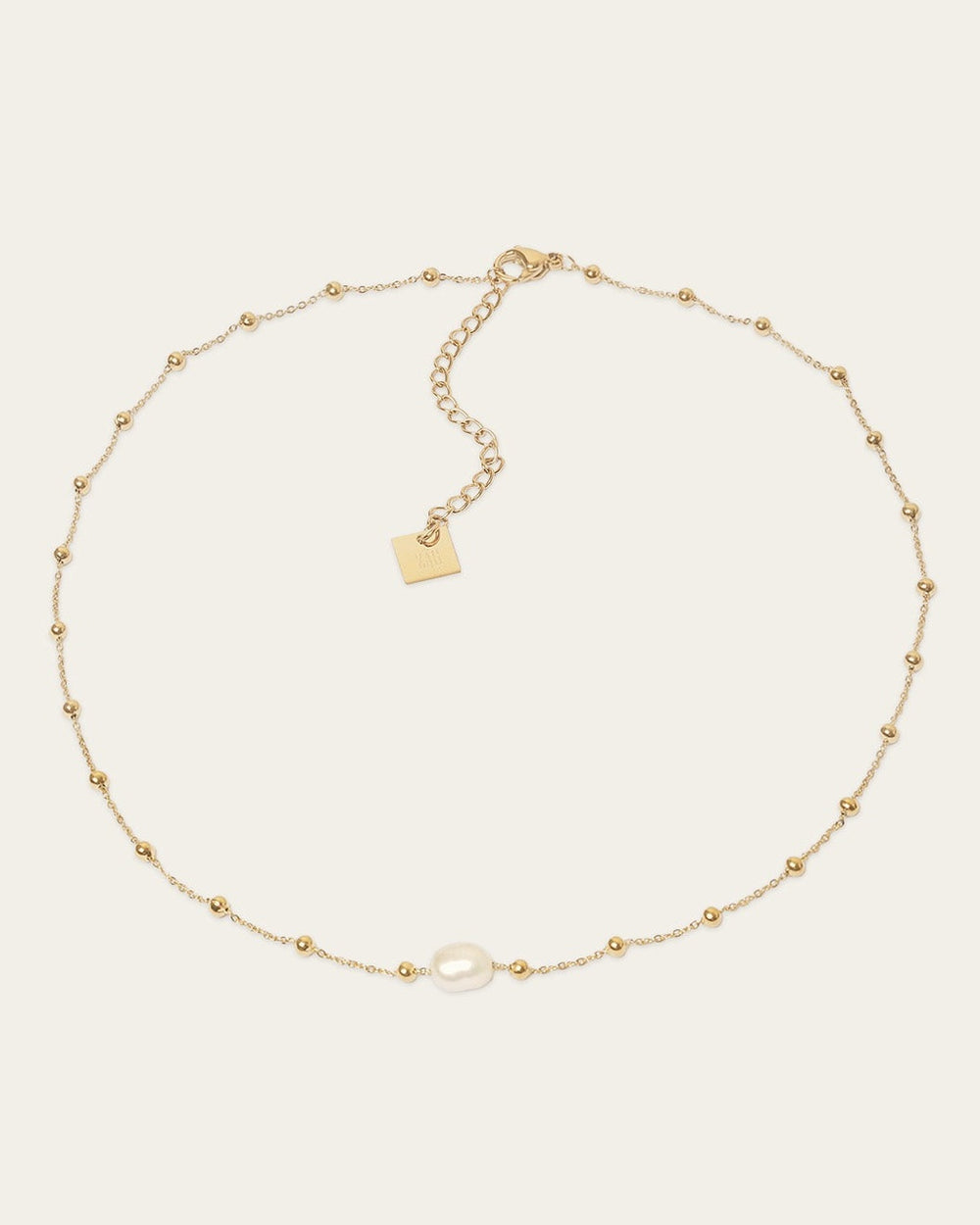 Izia necklace (Gold-plated steel)