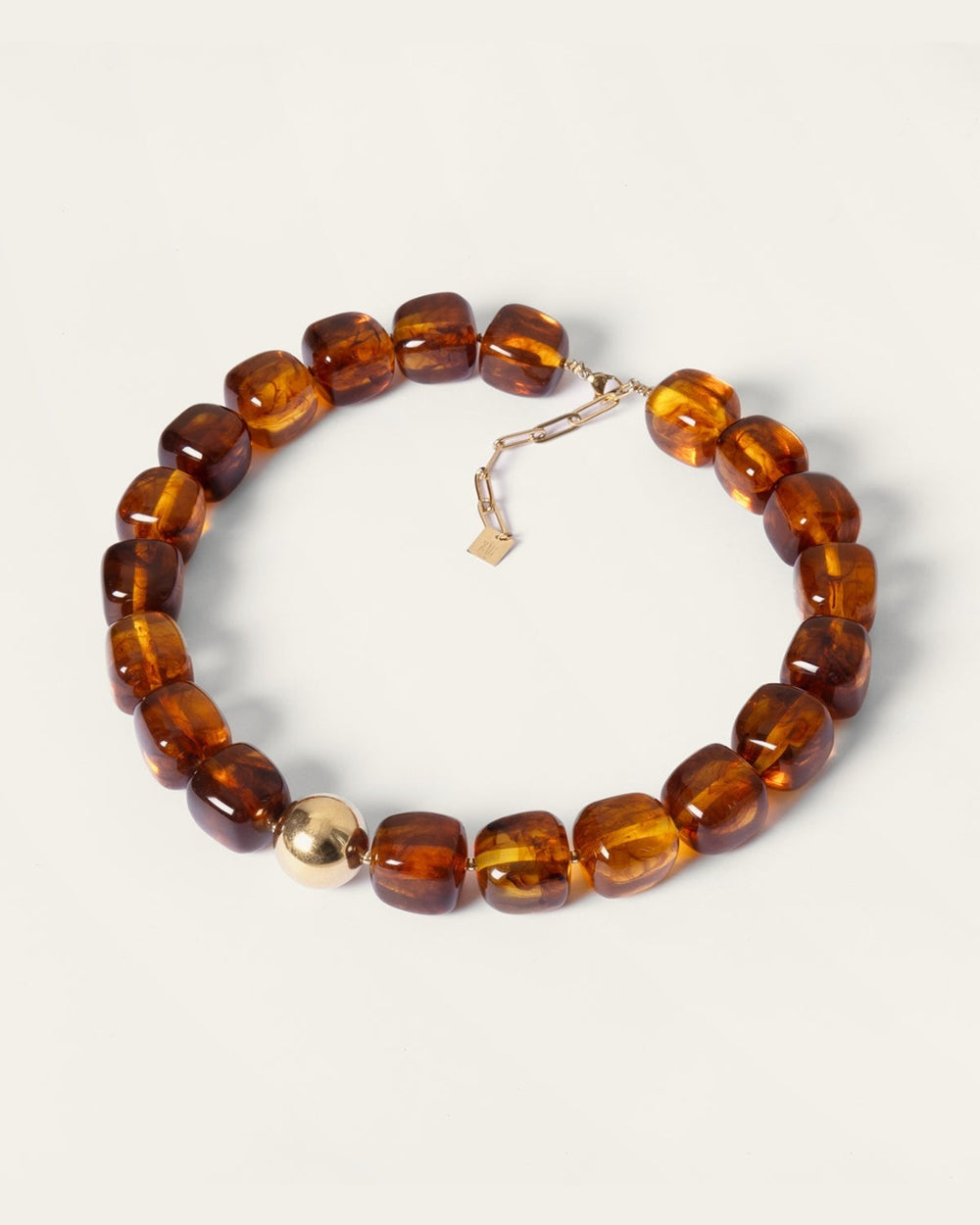 Oedipe Necklace (Gold-plated steel)