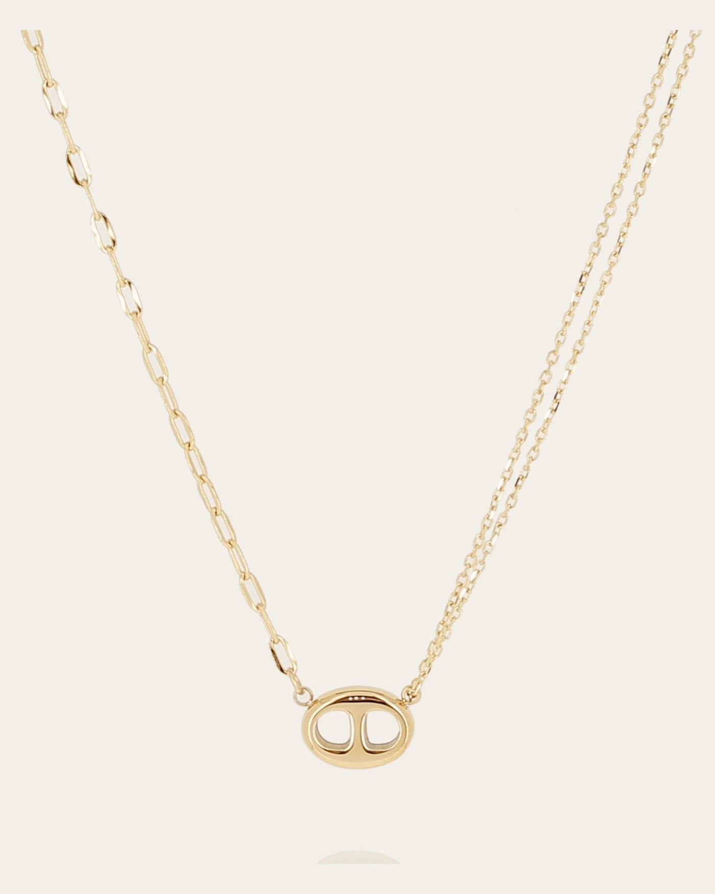 Flint Necklace (Gold-plated Steel)