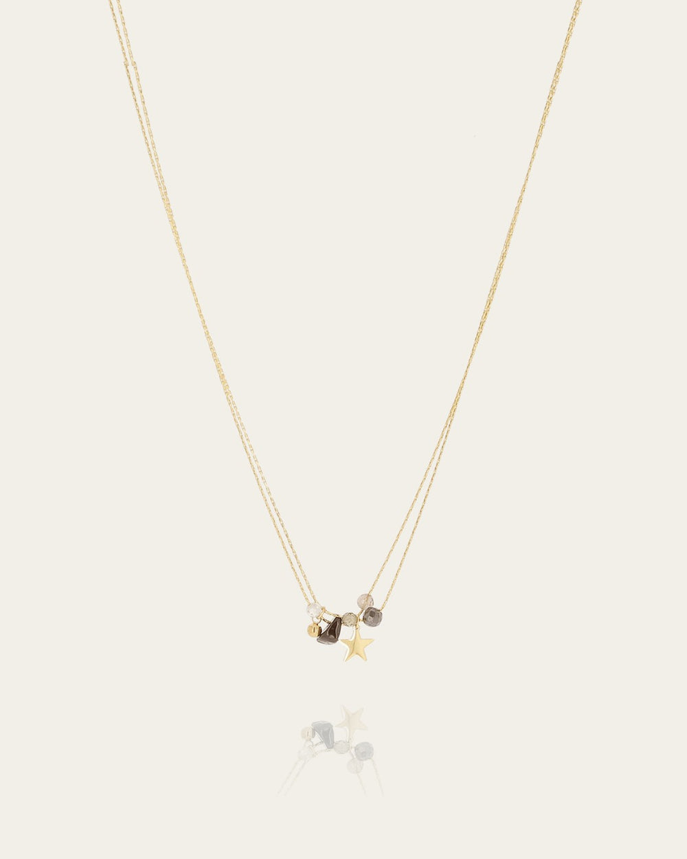 Collier Axis (Acier doré)
