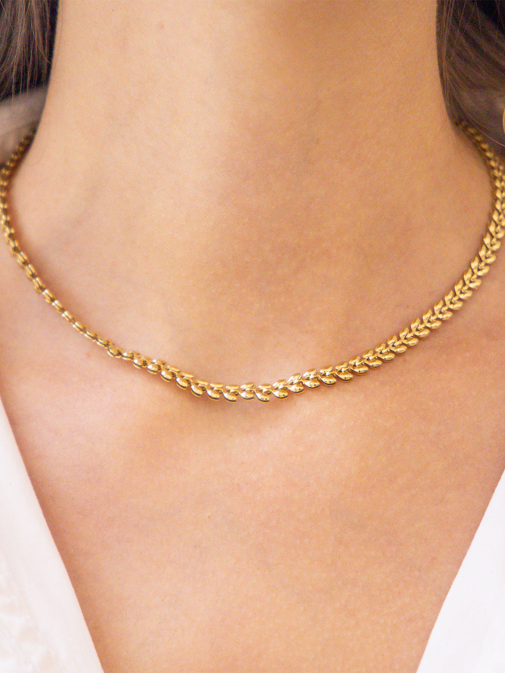 Necklace Leaf 