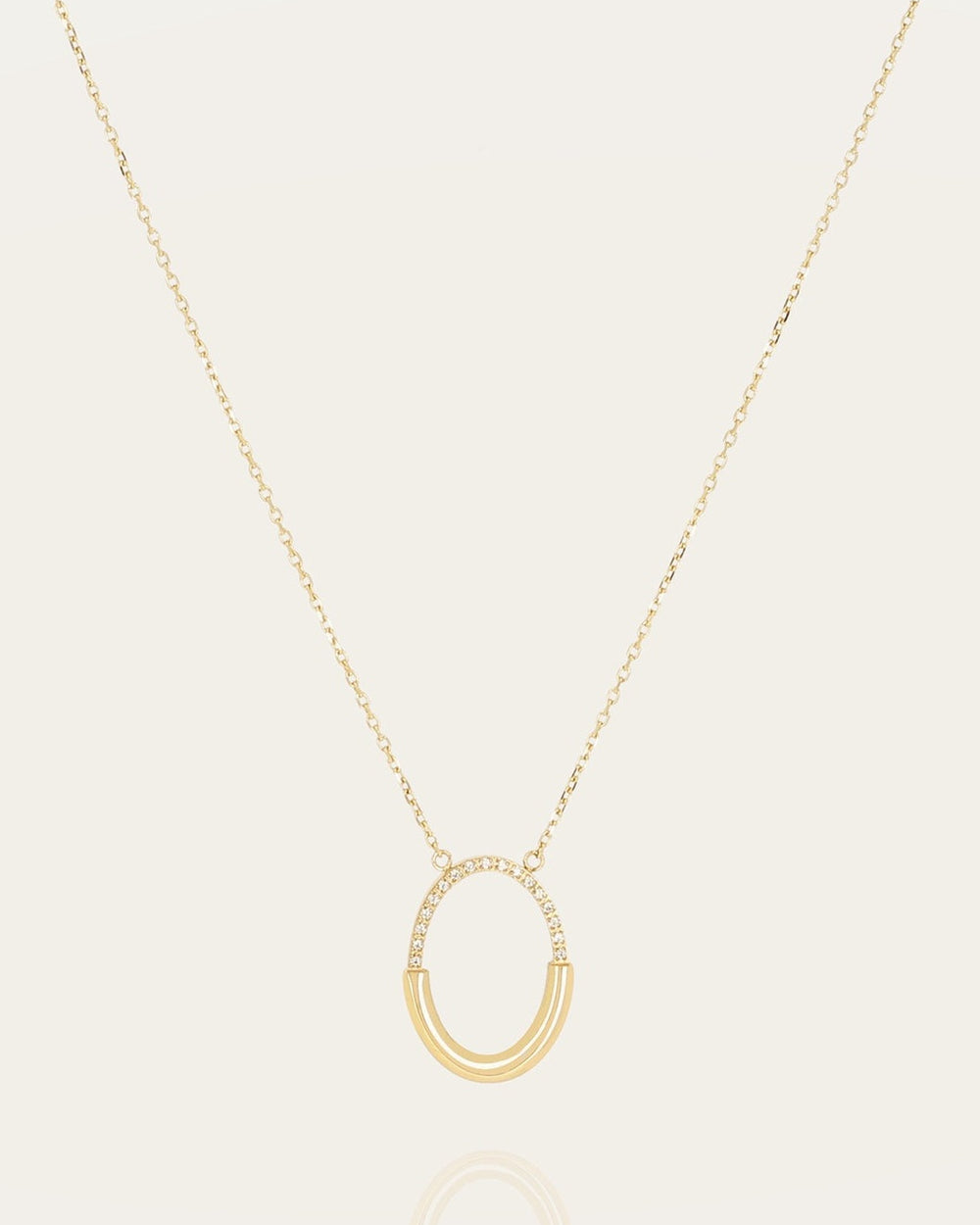 Collier Leandro (Acier doré)