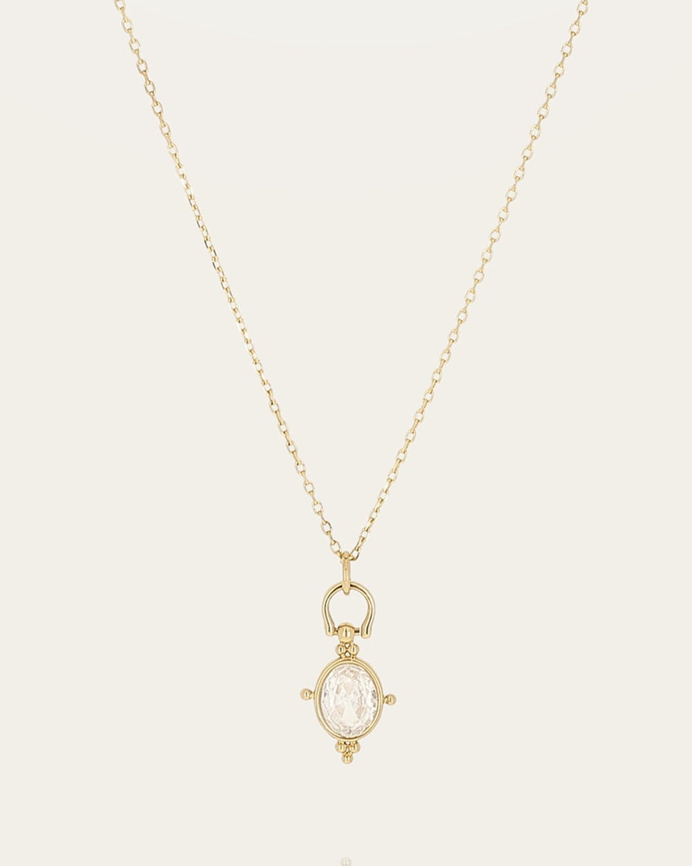 Collier Nysa (Acier doré)