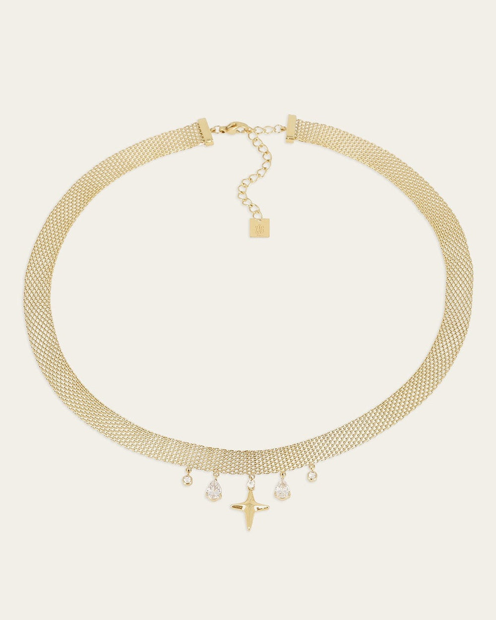 Aratena necklace (Gold-plated steel)
