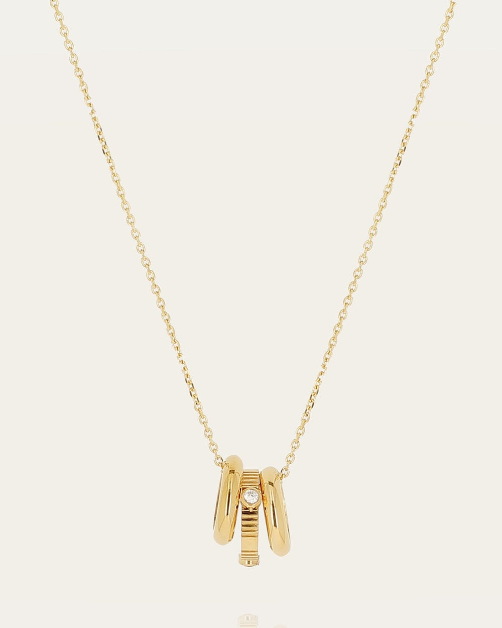 Collier Slalom (Acier doré)