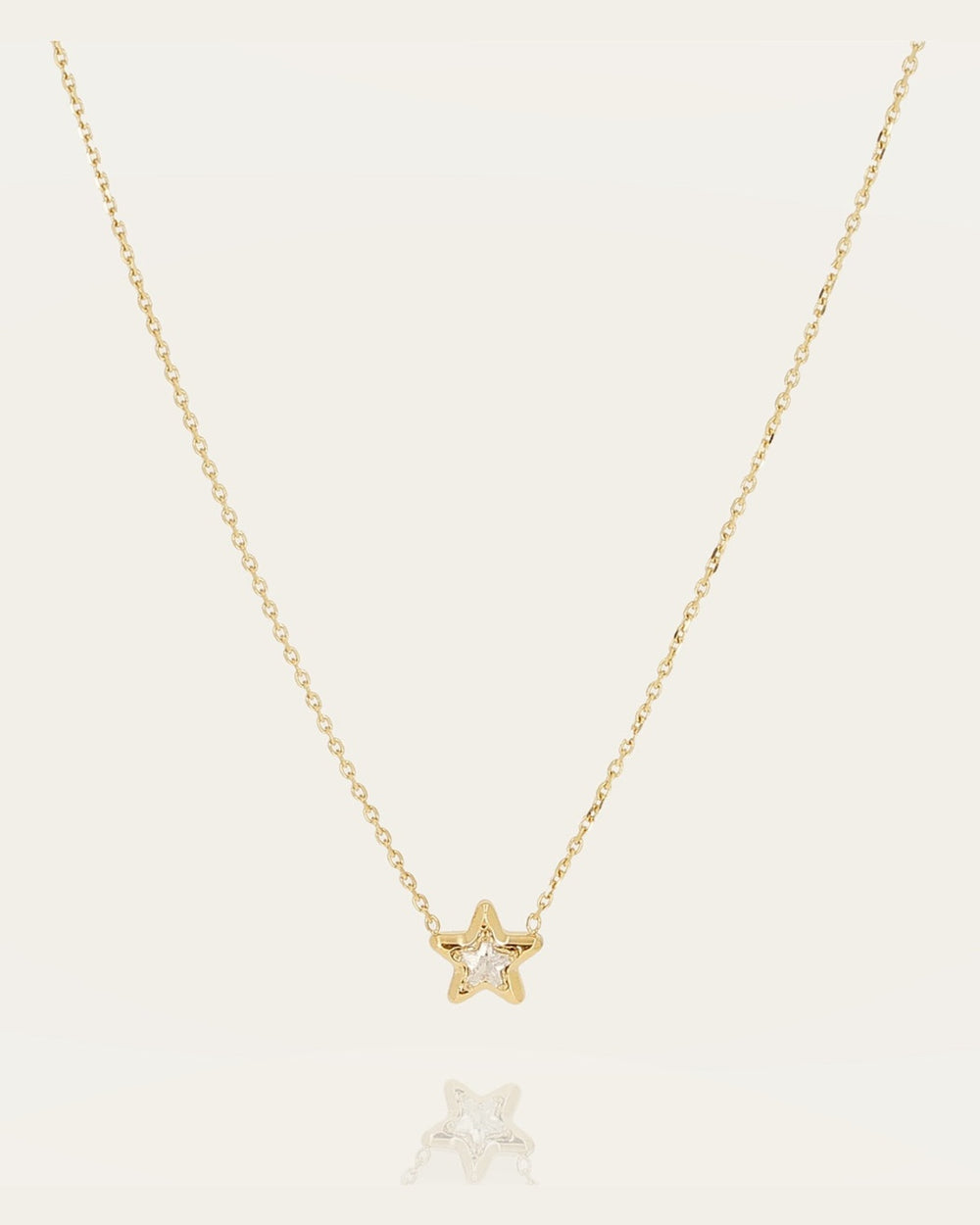 Aghione Necklace (Gold-plated steel)