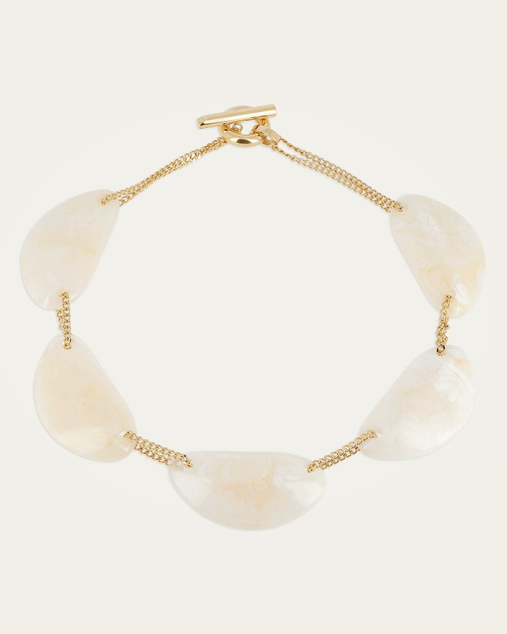 Lento Necklace (Gold-plated steel)