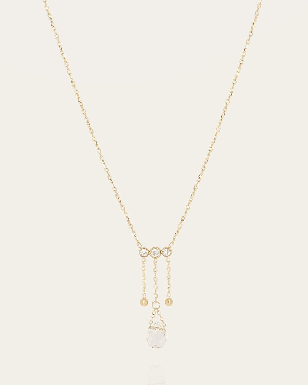 Necklace Vélyne (Gold-plated steel)