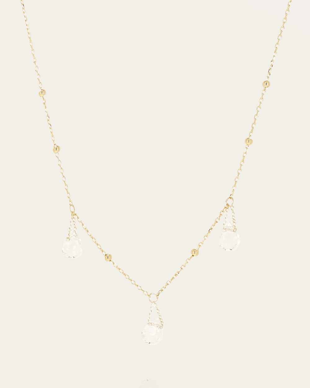 Necklace Célyne (Gold-plated steel)