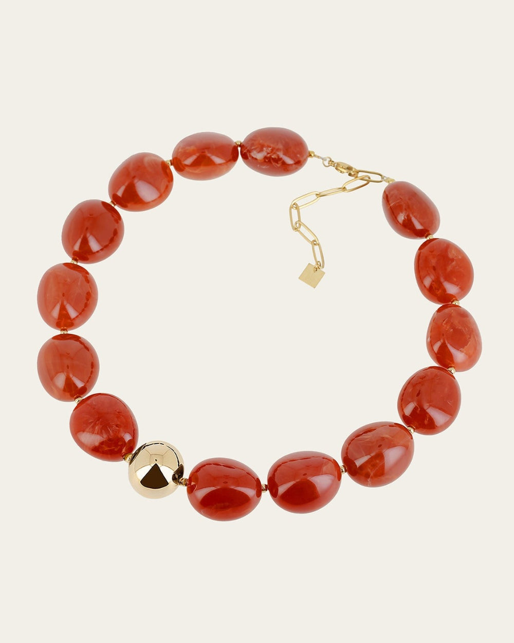 Galet Necklace (Gold-Plated Steel)