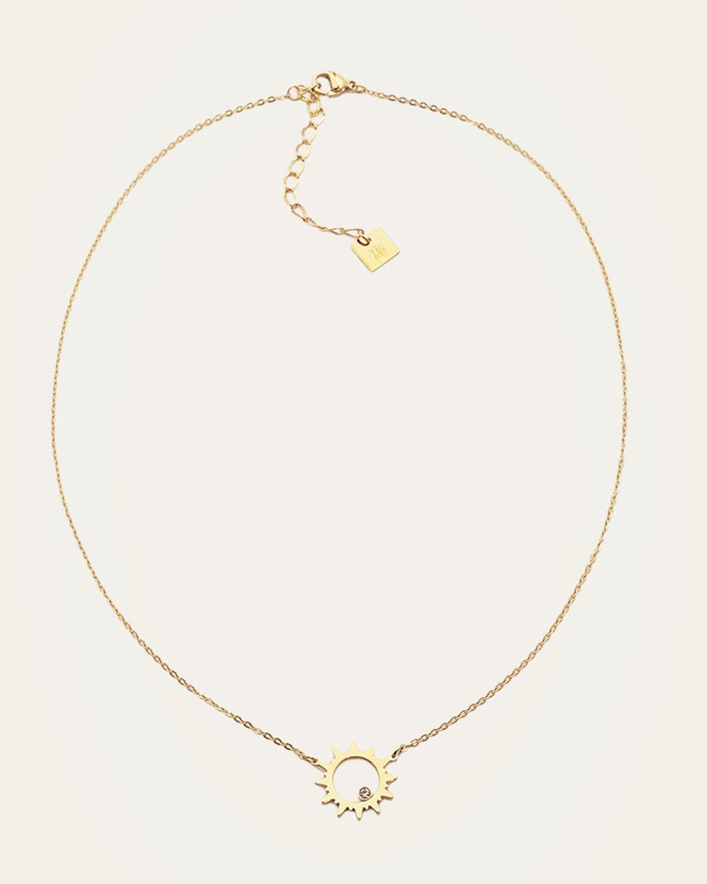 Collier Oursin (Acier doré)