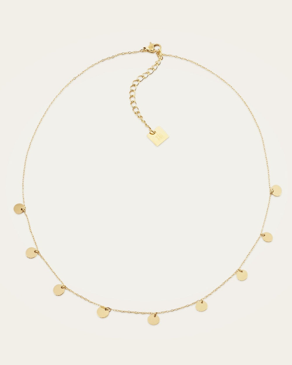 Confettis Necklace (Gold-plated steel)