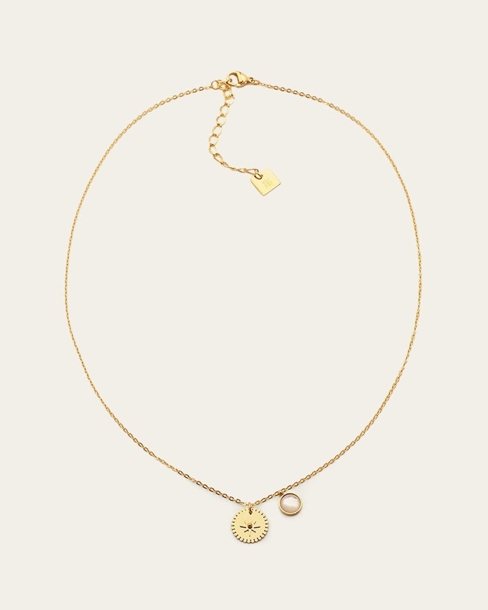Sand Necklace (Gold-plated steel)